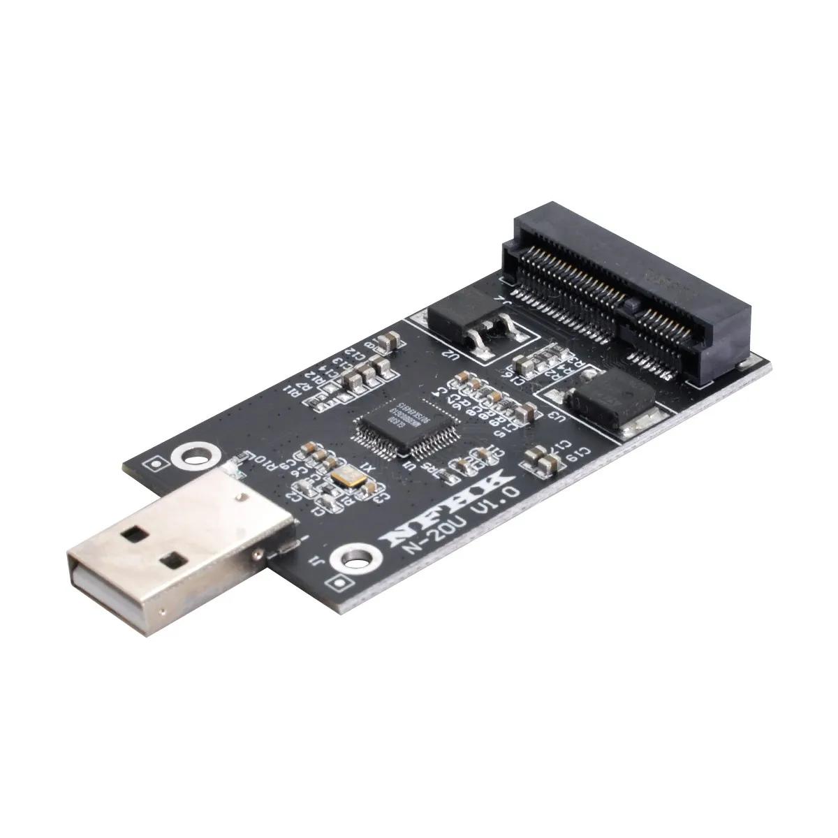 Zihan MSATA ̴ PCI-E-USB 2.0  A ܺ SSD PCBA Conveter   ̹ ī (̽ )